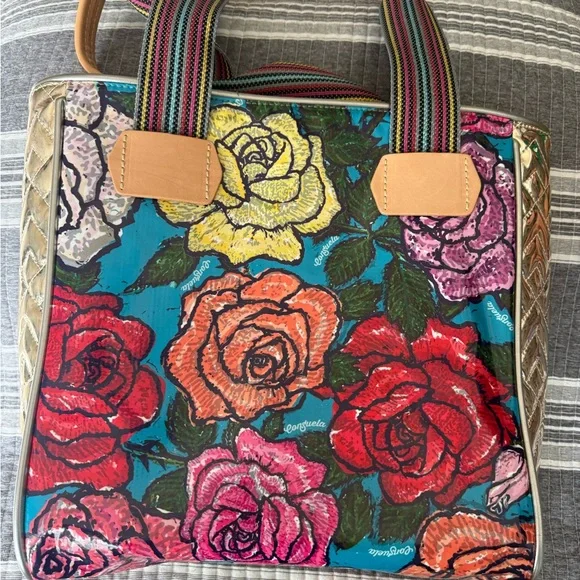 Consuela Multicolor Striped Tote Bag - Picture 2 of 3